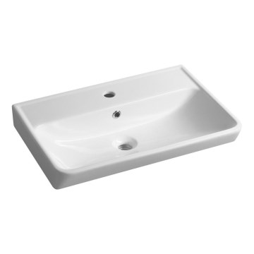 Bruckner - Lavoar încastrat NEON 60x41,5 cm ceramică/ alb