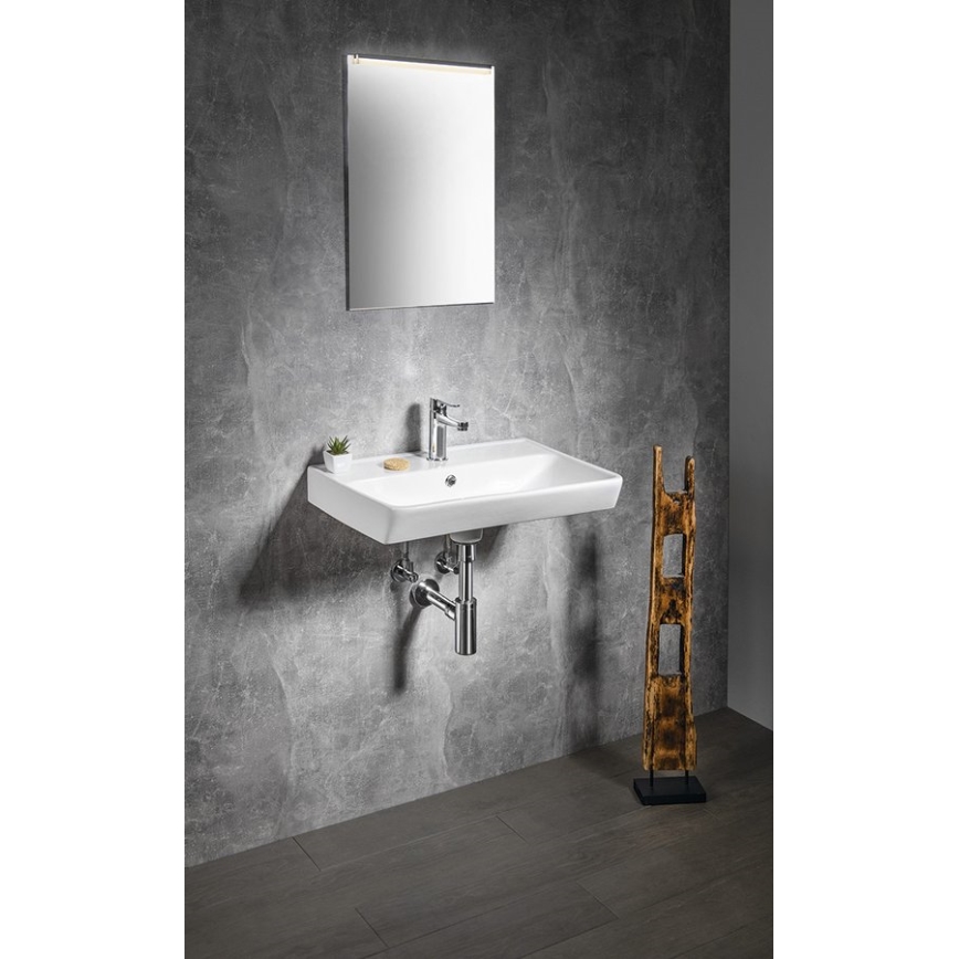 Bruckner - Lavoar încastrat NEON 60x41,5 cm ceramică/ alb