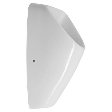 Bruckner - Pisoar SCHWARN, alimentare pe spate, evacuare pe spate, cu mecanism de clătire încorporat 6V DC, alb