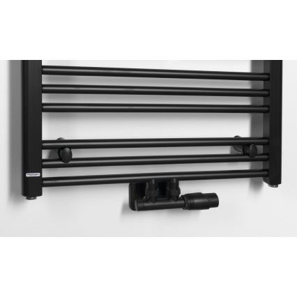 Bruckner - Radiator de baie ALBRECHT 157x60 cm negru mat