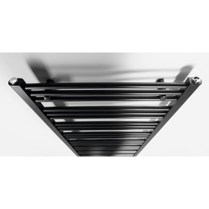 Bruckner - Radiator de baie ALBRECHT 157x60 cm negru mat