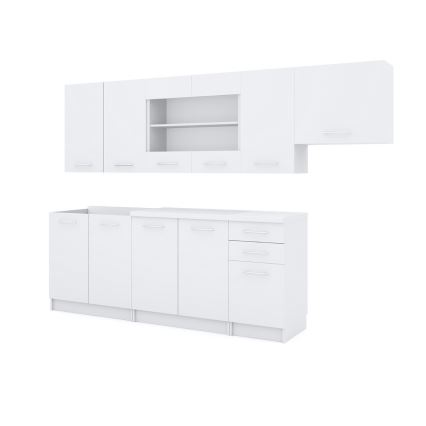 Bucătărie MARISA 260 cm, albă