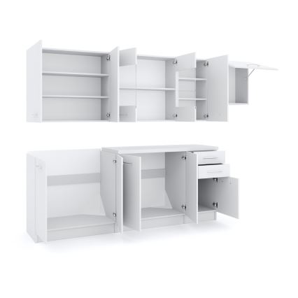 Bucătărie MARISA 260 cm, albă