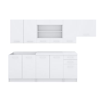 Bucătărie MARISA 260 cm, albă