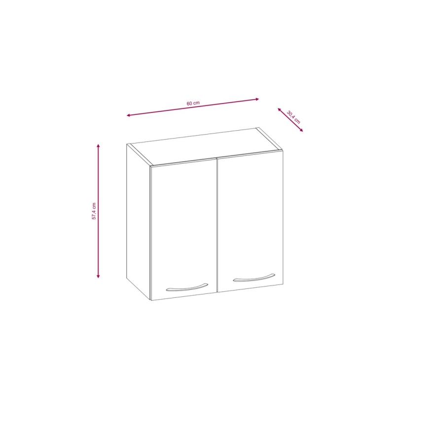 Bucătărie VALERIA 240 cm, maro/stejar sonoma