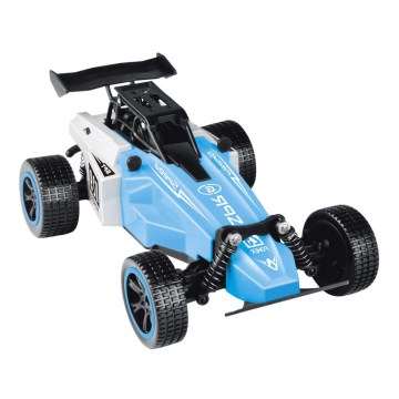 Buggy Formula cu telecomandă, alimentare 4xAA + 2xAA, albastru/negru