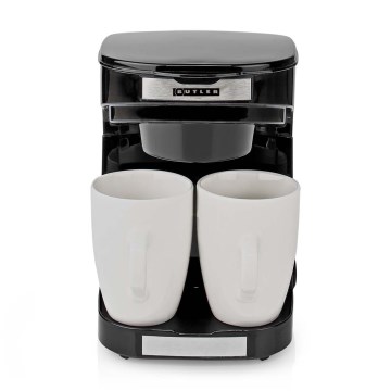 Butler - Cafetieră pentru 2 cești, 450W/230V, negru
