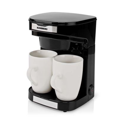 Butler - Cafetieră pentru 2 cești, 450W/230V, negru