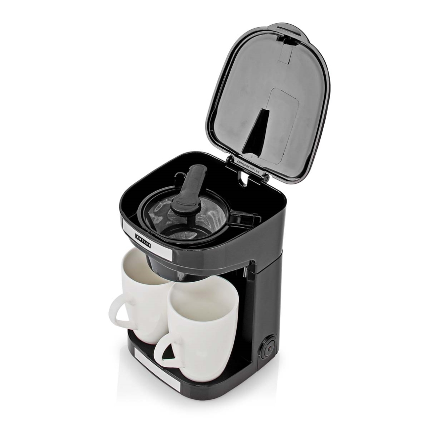 Butler - Cafetieră pentru 2 cești, 450W/230V, negru