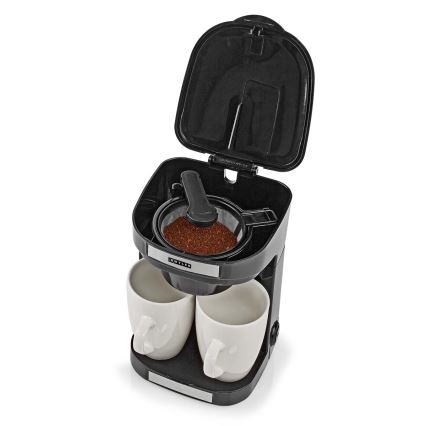 Butler - Cafetieră pentru 2 cești, 450W/230V, negru