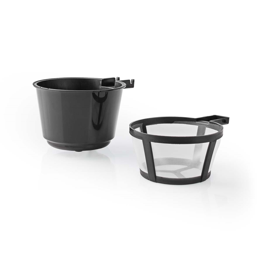 Butler - Cafetieră pentru o ceașcă, 0,4 l, cu cană de călătorie, 750W/230V, inox/negru