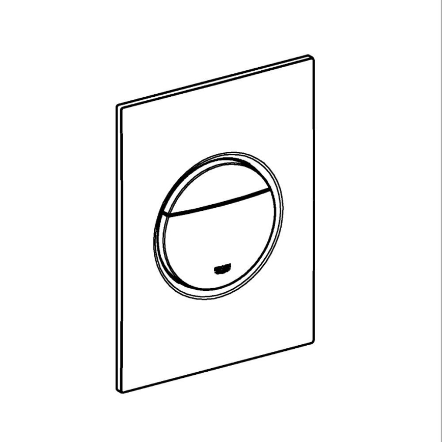 Buton de acționare GROHE NOVA COSMOPOLITAN S, 130 × 172 mm, grafit - 37601AL0