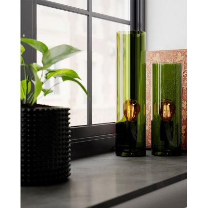 ByRydens - Lampă de masă FLAKE 1xE27/8W/230V verde