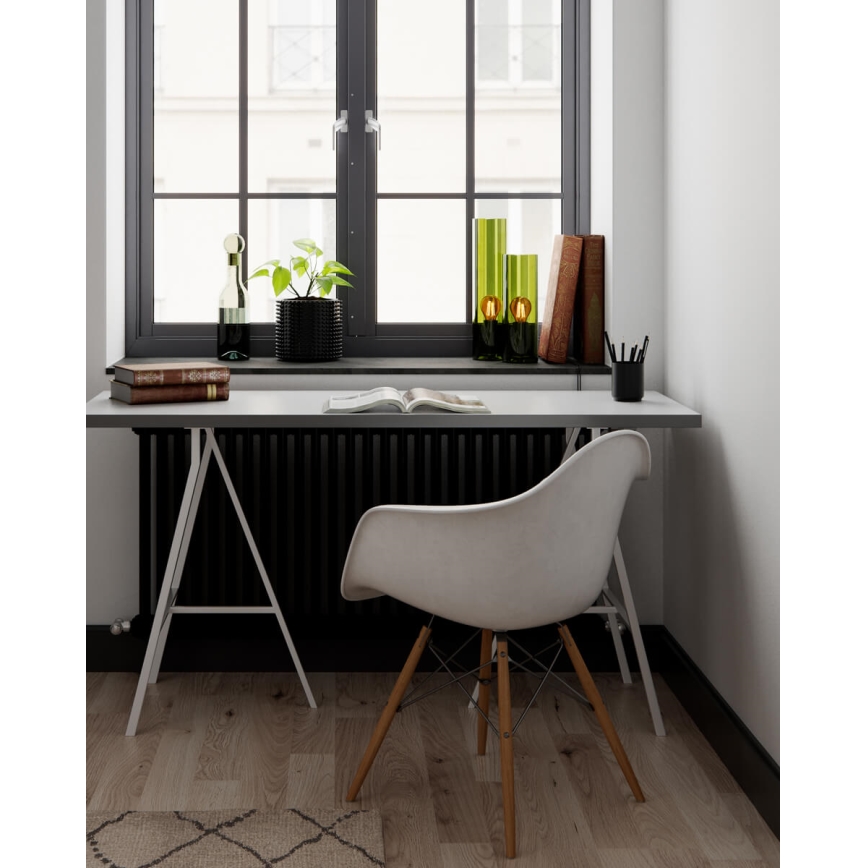 ByRydens - Lampă de masă FLAKE 1xE27/8W/230V verde