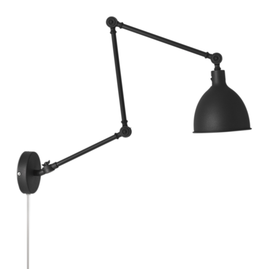 ByRydens - Lampă de perete BAZAR 1xE27/5W/230V neagră