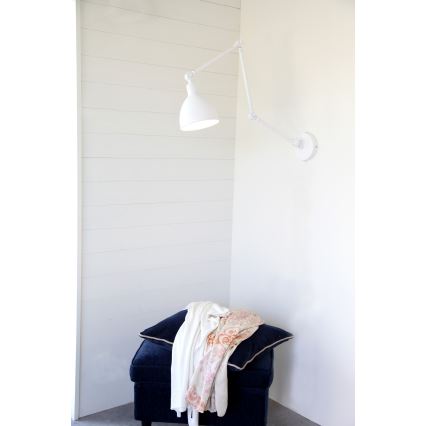 ByRydens - Lampă de perete BAZAR 1xE27/5W/230V albă