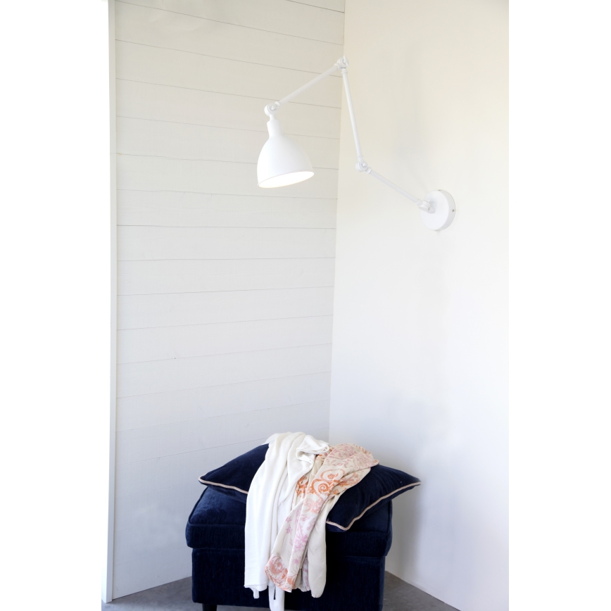 ByRydens - Lampă de perete BAZAR 1xE27/5W/230V albă