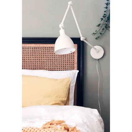 ByRydens - Lampă de perete BAZAR 1xE27/5W/230V albă