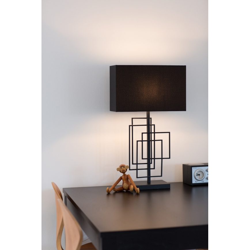 ByRydens - Lampă de masă PARAGON 1xE27/5W/230V neagră