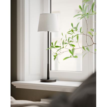 ByRydens - Lampă de birou LUMI 1xE27/8W/230V alb/negru 68,5 cm