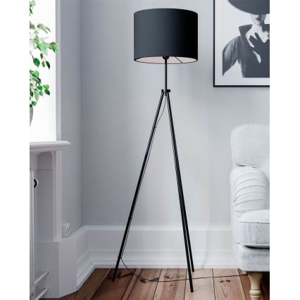 ByRydens - Lampă de podea RINA 1xE27/5W/230V neagră