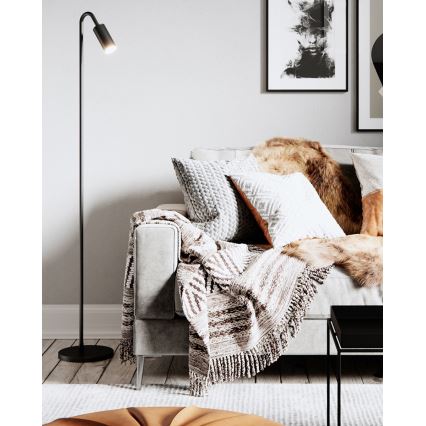 ByRydens - Lampadar CURVE 1xGU10/7W/230V negru