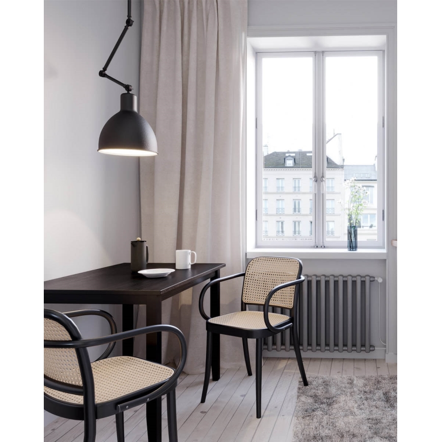 ByRydens - Lustră pe tijă BAZAR 1xE27/5W/230V neagră