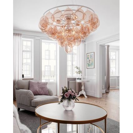 ByRydens - Lustră suspendată pe cablu GROSS GIANT 8xE27/8W/230V