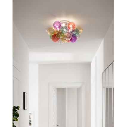 ByRydens - Lampă de tavan GROSS 6xG9/5W/230V multicolor, diametru 50 cm