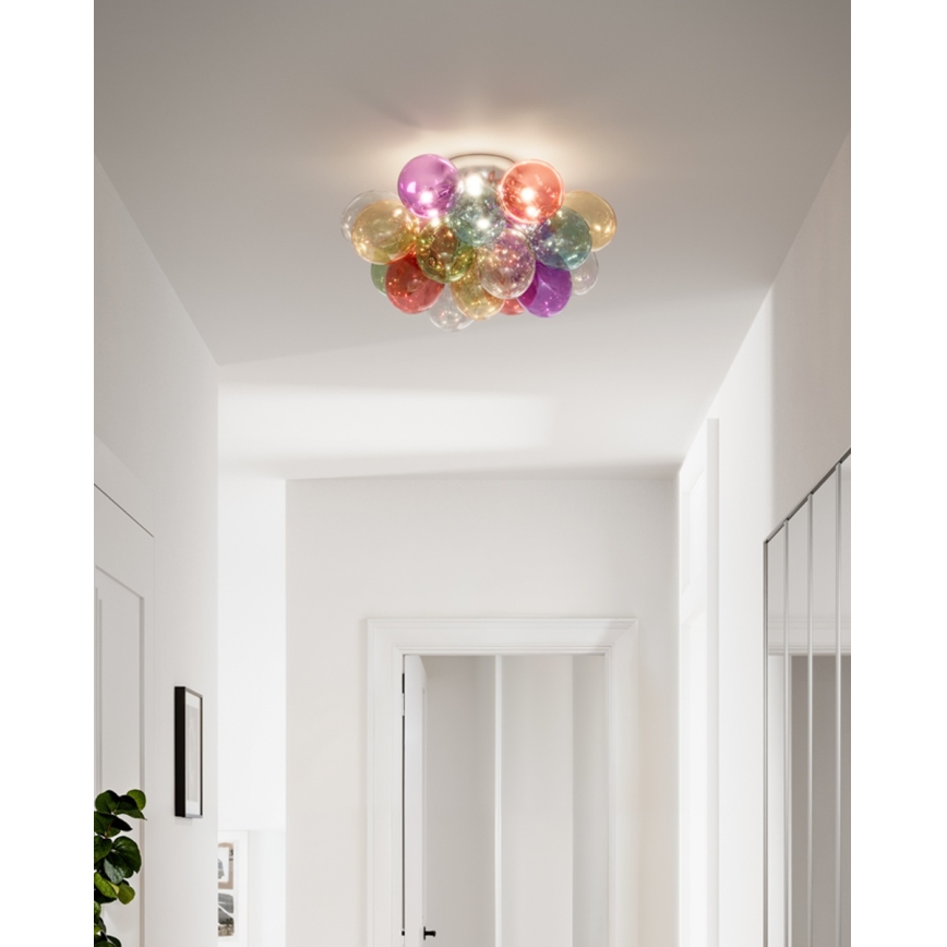 ByRydens - Lampă de tavan GROSS 6xG9/5W/230V multicolor, diametru 50 cm