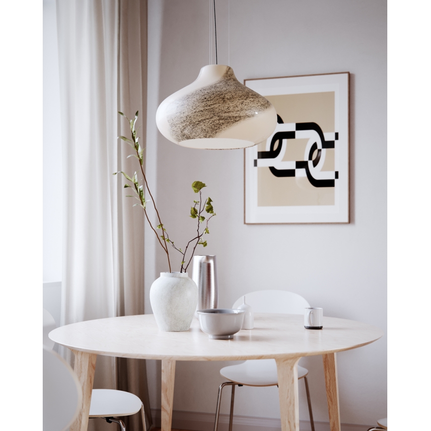 ByRydens - Lustră suspendată pe cablu MIRA 1xE27/5W/230V maro