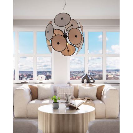 ByRydens - Candelabru suspendat CAPPELLO pe cablu, 4 x E14, 5 W, 230 V