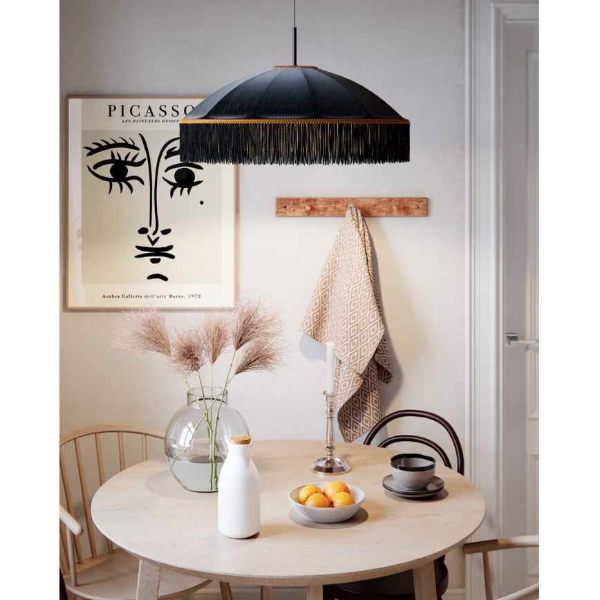 ByRydens - Pendul pe cablu FRANCIS 1xE27/5W/230V, negru