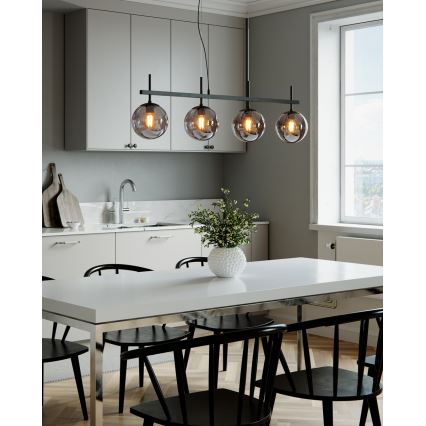 ByRydens - Lustră suspendată pe cablu BOYLE 4xE27/8W/230V