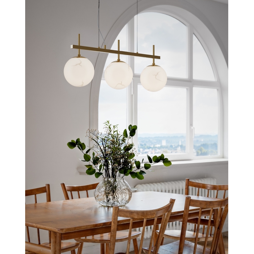 ByRydens - Suspensie cu cablu BELLAGIO 3xE27/8W/230V