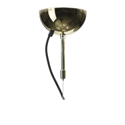 ByRydens - Lampă suspendată pe cablu LYNF 5xE14/8W/230V alamă/alb