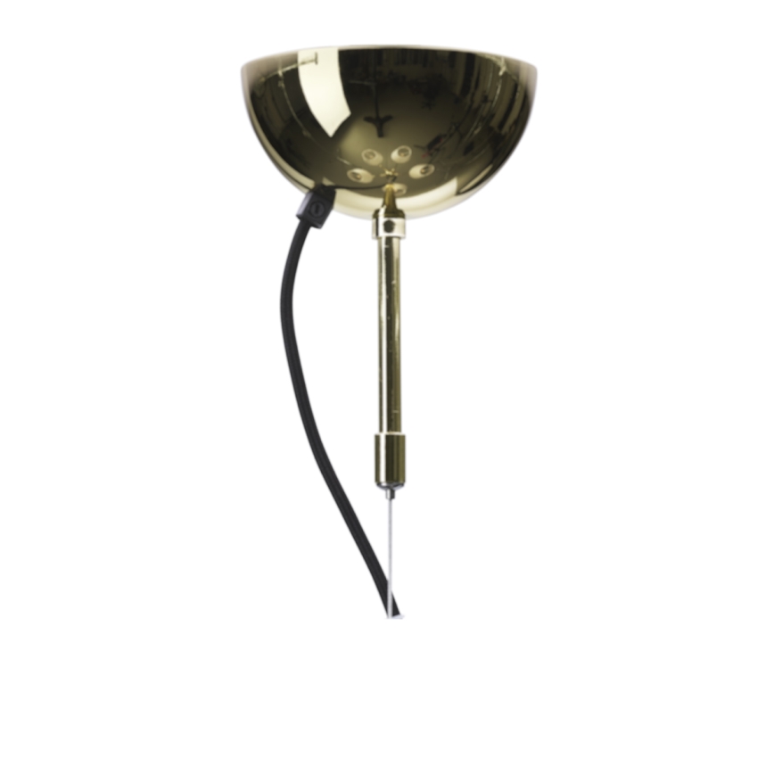ByRydens - Lampă suspendată pe cablu LYNF 5xE14/8W/230V alamă/alb