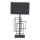ByRydens - Lampă de masă PARAGON 1xE27/5W/230V neagră