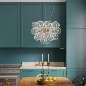 ByRydens - Lustră suspendată pe cablu GROSS, 8xG9/5W/230V, transparentă