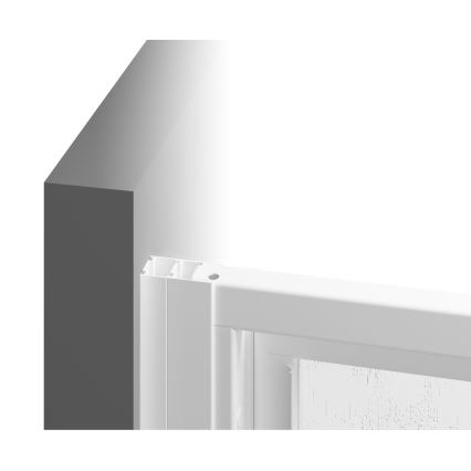 Cabina de duș Ravak SUPERNOVA 14V701O2ZGS - 90x90 cm, albă