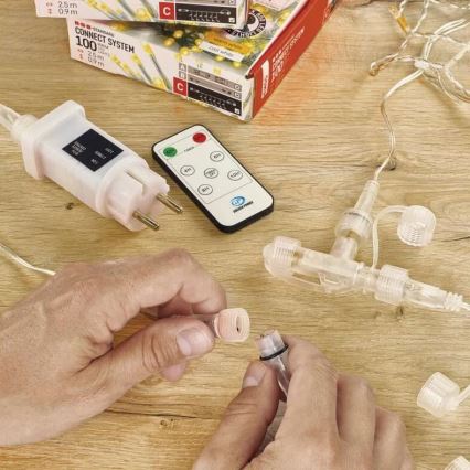 Cablu de derivație exterior pentru șiruri interconectabile 0,5 m IP44