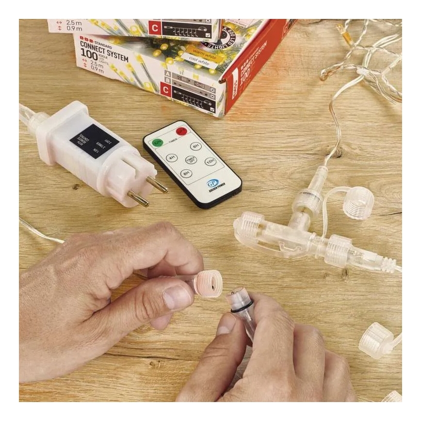 Cablu de derivație exterior pentru șiruri interconectabile 0,5 m IP44