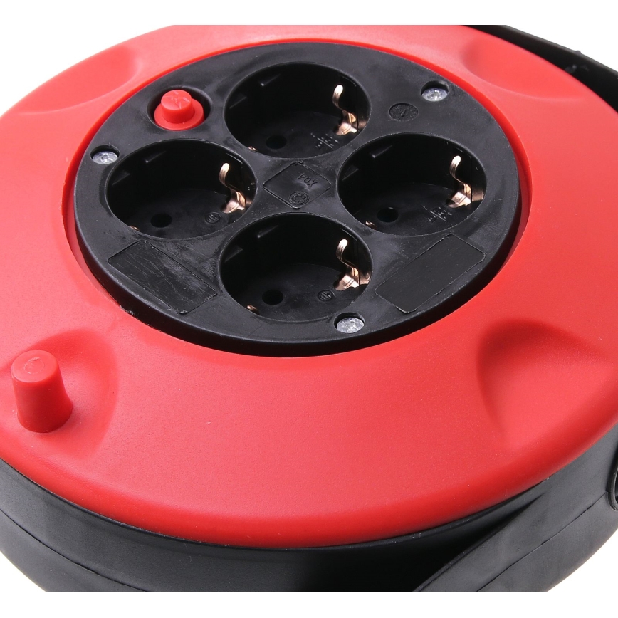 Cablu prelungitor pe tambur 4Z 10m