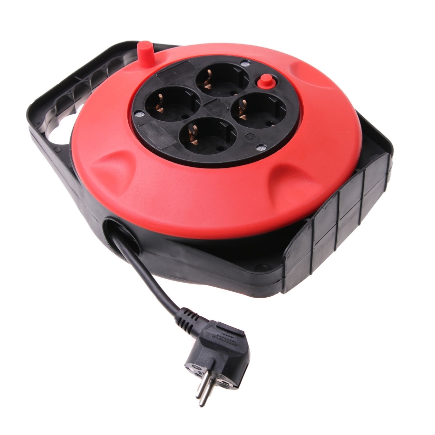 Cablu prelungitor pe tambur 4Z 10m