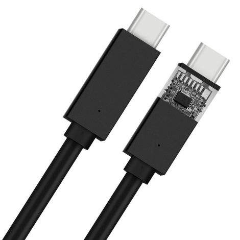 Cablu USB conector USB-C 2.0 1m negru