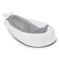Cădiță pentru bebeluși cu covoraș ergonomic Skip Hop MOBY 3 alb