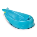 Cădiță pentru bebeluși cu covoraș ergonomic Skip Hop MOBY 3 albastru