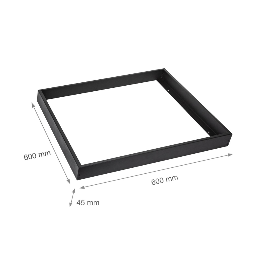 Cadru de metal pentru instalarea de panouri LED 600x600 mm negru