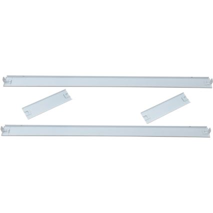 Cadru metalic pentru montajul panourilor LED STELLA 120x30 cm, alb