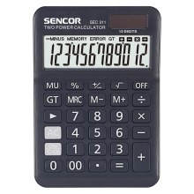 Calculator de birou 1xLR1130 negru Sencor